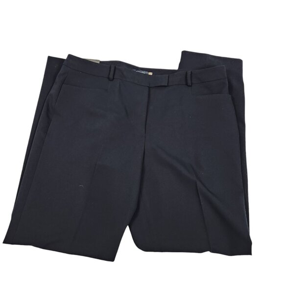 Tommy Hilfiger Navy Princeton Boot Leg Pants Women's Size 12 Mid-Rise - Picture 7 of 7